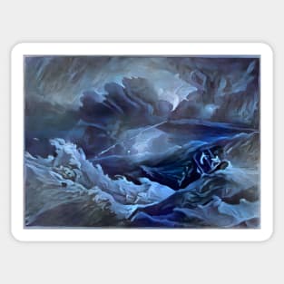 Storm at Sea Dream Sticker